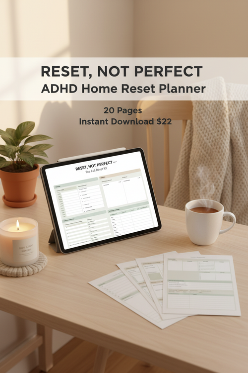 RESET NOT PERFECT Full Reset Kit Pinterest lifestyle mockup